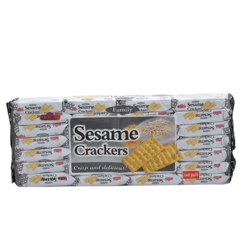 PAPA HUT FAMILY SESAME CRACKERS 560G X 12