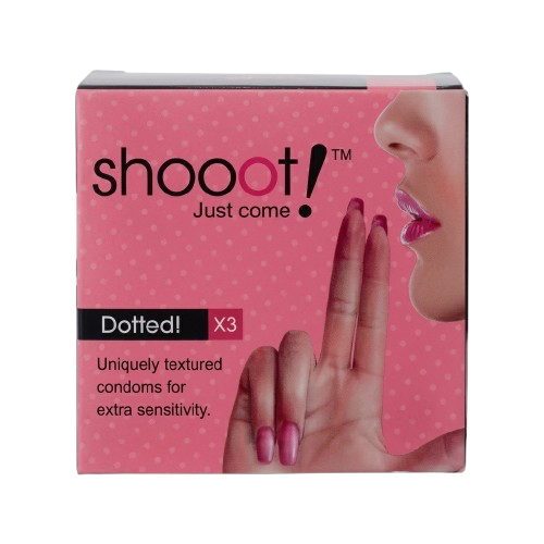 SHOOOT JUST COME DOTTED X3 CONDOM