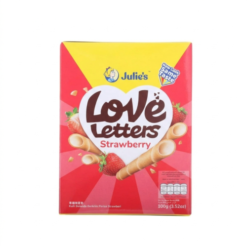 JULIE'S LOVE LETTERS STRAWBERRY 100g