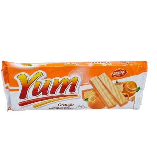 AAMULYA YUM ORANGE WAFERS 200G