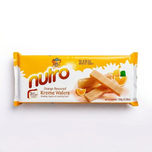 NUTRO CREAM WAFERS ORANGE 150 GMS