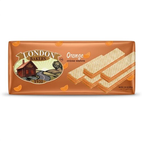 LONDON BAKERS ORANGE WAFERS 200G