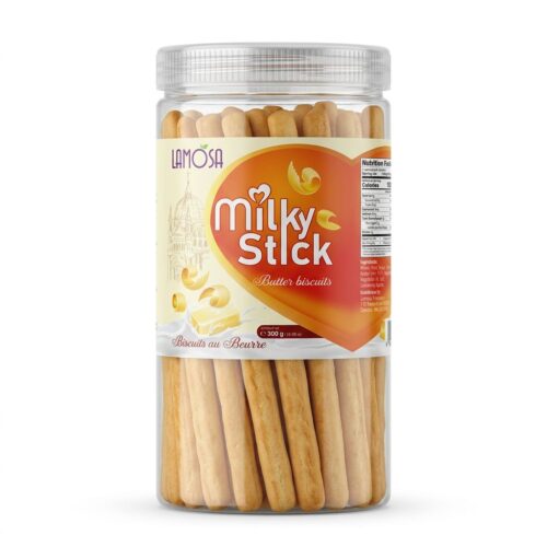 LAMOSA MILKY STICK BUTTER BISCUITS 300G