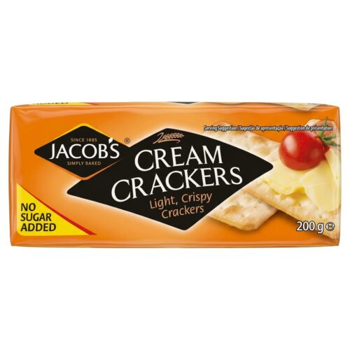 JACOBS CREAM CRACKERS LIGHT CRISPY 200G