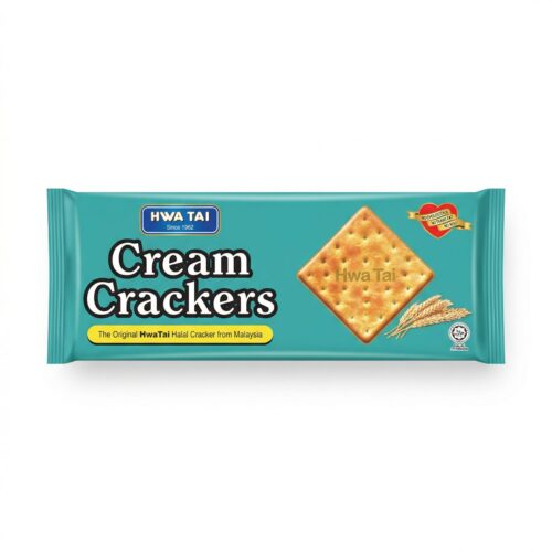 CREAM CRACKERS BISCUIT (HWA TAI) 200G