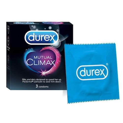 DUREX MUTUAL CLIMAX X3 CONDOMS
