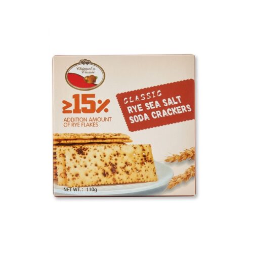 CLASSIC RYE SEA SALT SODA CRACKERS 110G