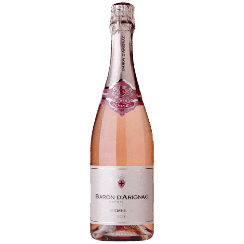 BARON D'ARIGNAC DEMI-SEC ROSE 750ML