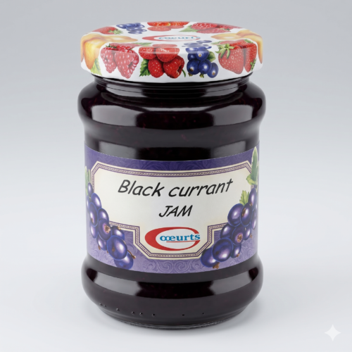 BLACK CURRANT JAM GEURTS 450G