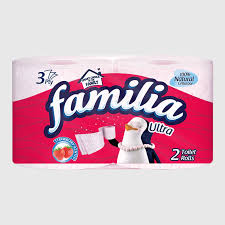 familia strawberry scented 2 toilet rolls