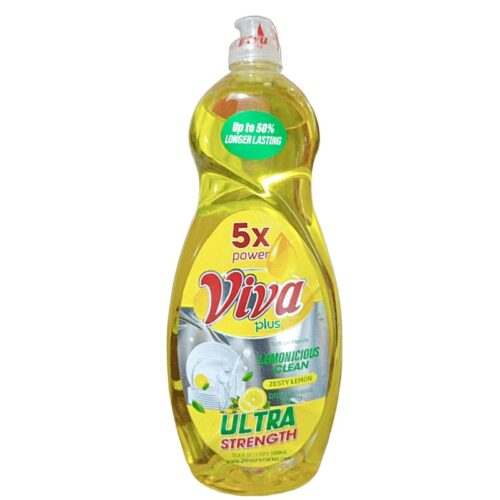 VIVA PLUS LEMONICIOUS CLEAN DISHWASHING LIQUID 1000ML