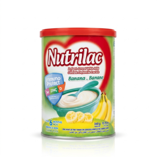 NUTRILAC INFANT CEREAL BANANA 6MTHS