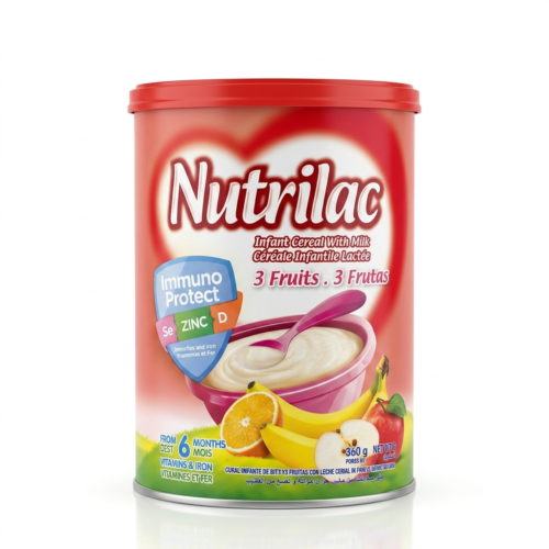 NUTRILAC CEREAL 3 FRUIT 360G