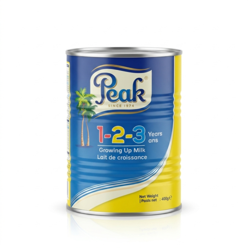 PEAK 1-2-3 GROWING UP MILK 400G TIN PCS