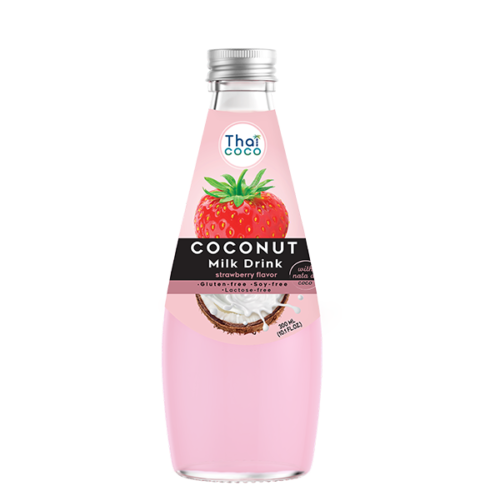 THAICOCO COCONUT MILK DRINK STRAWBERRY FLAV 300ML