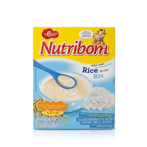 NUTRIBOM INFANT CEREAL RICE 350G