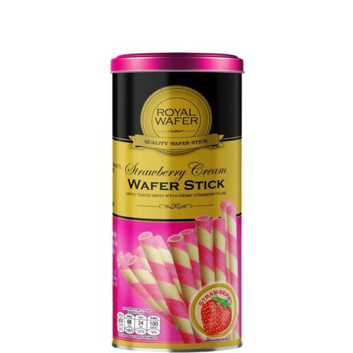 ROYAL WAFER STRAWBERRY CREAM 125G
