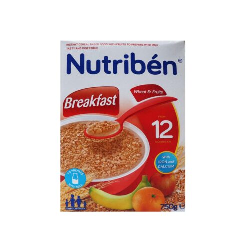 NUTRIBEN WHEAT & FRUITS BREAKFAST 750G