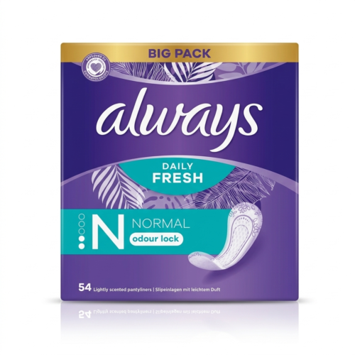 ALWAYS DAILY FRESH LIGHTLY SCENTED PANTY LINER X54