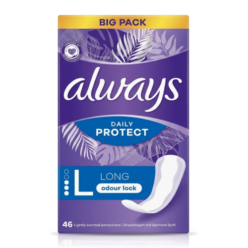 ALWAYS DAILY PROTECT LONG ODOUR LOCK 46