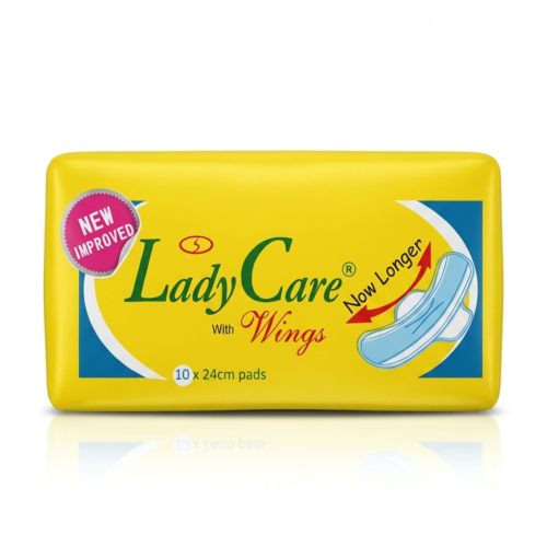 LADY CARE WITH WINGS X10X24CM YELLOW