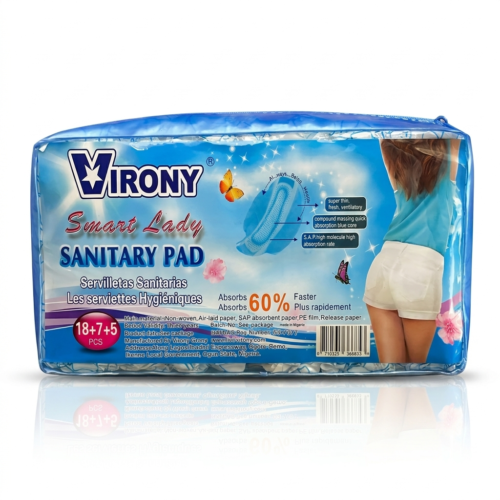 VIRONY SMART LADY SANITARY PAD 18+7+5 PCS
