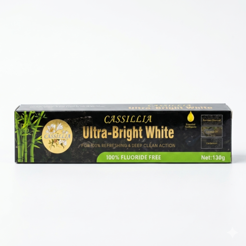 CASSILLIA ULTRA BRIGHT WHITE TOOTHPASTE 130G