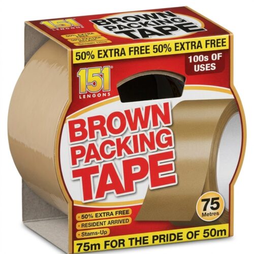 151, BROWN PACKING TAPE 48MM X 75M