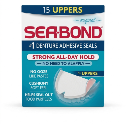 15 UPPERS SEABON DENTURE FIXATIVE SEALS